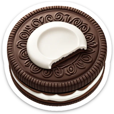 Oreo cookie sticker