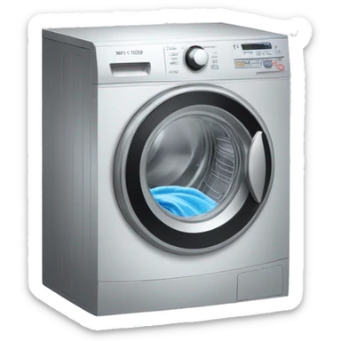 washing machine sticker