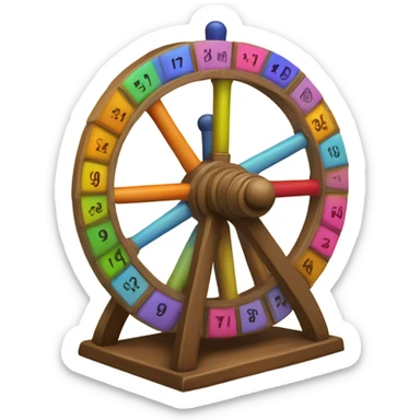 Wheel of fortune  sticker