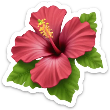 Hibiscus  sticker