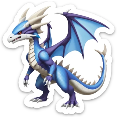 Noivern-Latios-Marowak-Lugia-Fakémon-hybrid-creature (full body)  sticker