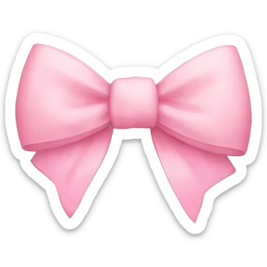 Aesthetic bow sticker