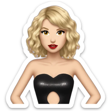 Taylor swift eat lady gaga sticker