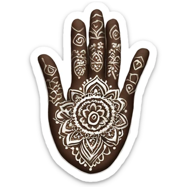Henna sticker