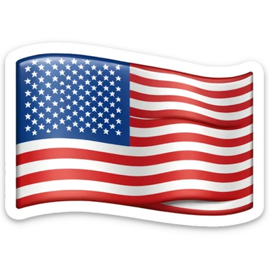 American Flag sticker