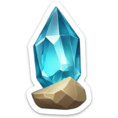 Cristal-piedra sticker