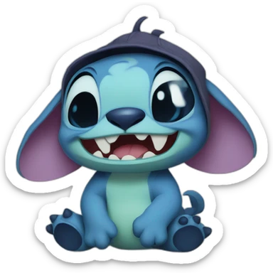 Stitch Disney Halloween sticker
