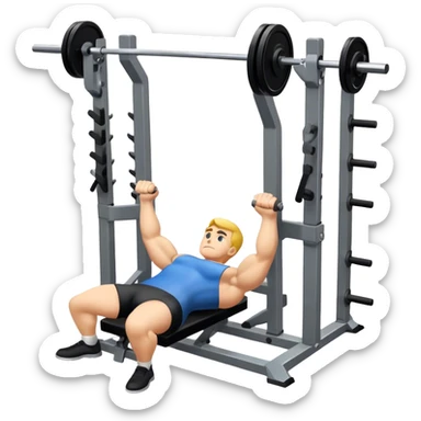 close-grip flat-benchpress sticker
