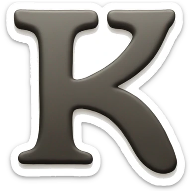 letter I beside E sticker