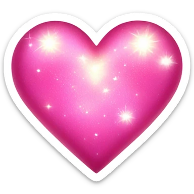 Pink magic heart  sticker