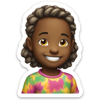 Little kid farting sticker