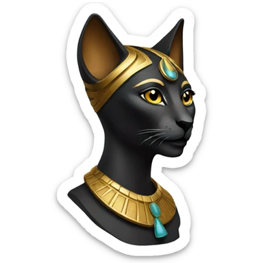 bastet goddess  sticker