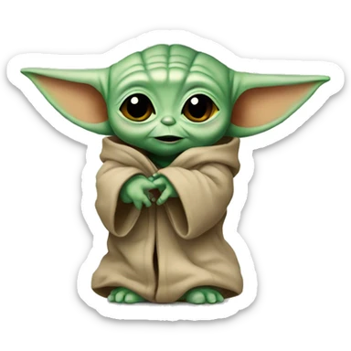 Baby Yoda sticker