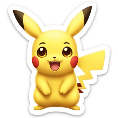 Cute Picachu sticker
