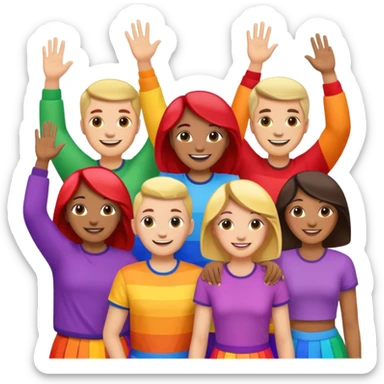 pride charcters sticker