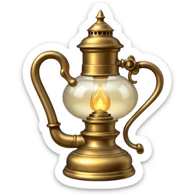Oil Lamp sticker