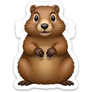 Groundhog  sticker