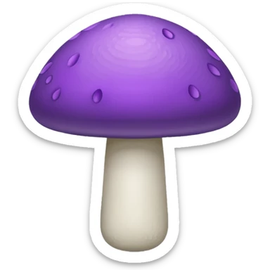 Champiñón morado sticker