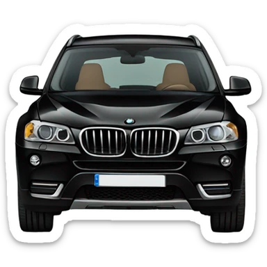 black BMW x3 Msport sticker