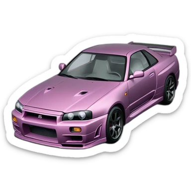 Nissan gtr skyline r34 sticker