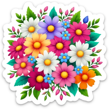 bouquet  sticker
