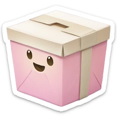 Pastel Chinese takeout box sticker