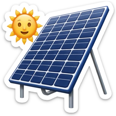 solar panel sticker