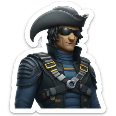 Cobra Space pirate sticker