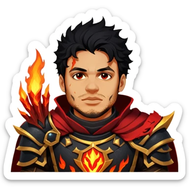 Volcanic Warlock sticker