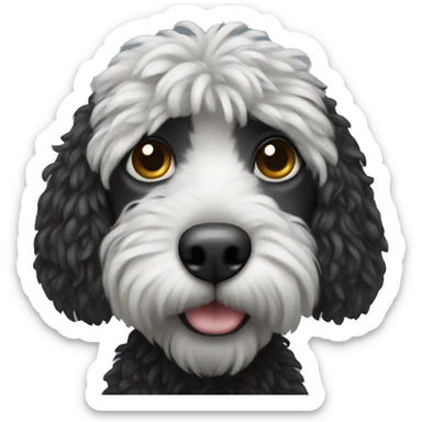 Black doodle sticker