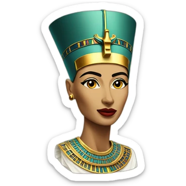 nefertiti sticker