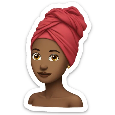 Headwrap sticker