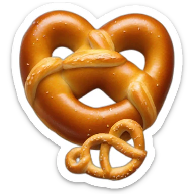 pretzel sticker