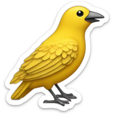 Woodstock yello bird sticker