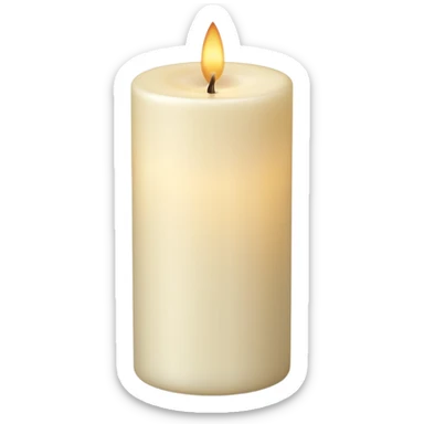 Decorative Wax Candle  sticker