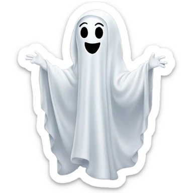 Casper the ghost sticker