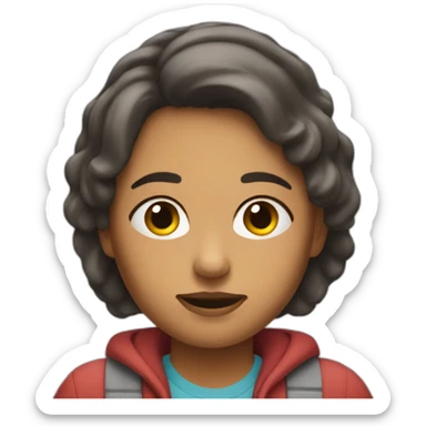 tired mom of two who works in marketing at netflix sticker