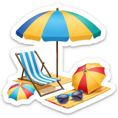 vacation equipment sticker