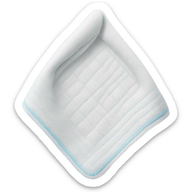 small cleaning towel sticker