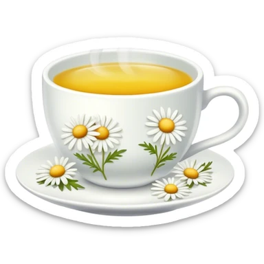 Chamomile tea sticker