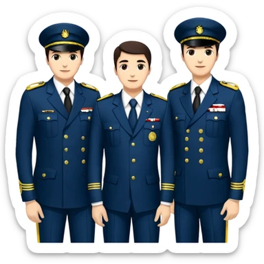 SARI SAÇLI SAÇININ YARISI SOLA DOĞRU DİĞERİNİN SAĞ TARAFTA AMA DÜZ DURAN KAHVERENGİ GÖZLÜ UZUN KİRPİKLİ BUĞDAY RENKLİ KIRMIZI ÜNİFORMALI BİR ERKEK ÇOCUK sticker