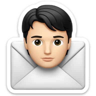 sobre de correo con el nombre de Tom Welling sticker