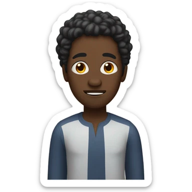  A Black man saying I don't know” sticker