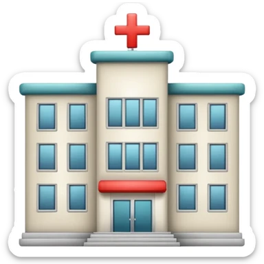 Hospital building sticker