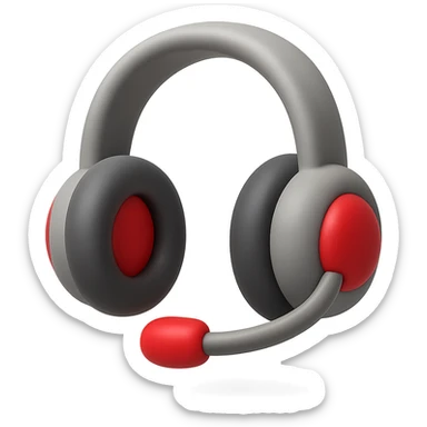 {
  "title": "3D Skeuomorphic Emoji Icon Schema",
  "type": "object",
  "properties": {
    "object": {
      "type": "string",
      "description": "Name of the object to be represented (e.g., 'money bag', 'camera', 'pizza')."
    },
    "style": {
      "type": "string",
      "enum": ["3D skeuomorphic emoji"],
      "description": "Visual style to be used for rendering."
    },
    "materials": {
      "type": "object",
      "properties": {
        "base": {
          "type": "string",
          "description": "Primary material texture, e.g., 'smooth cloth', 'metallic', 'plastic'."
        },
        "details": {
          "type": "array",
          "items": { "type": "string" },
          "description": "Secondary materials or embellishments (e.g., rope, buttons, stitching)."
        }
      }
    },
    "colors": {
      "type": "object",
      "properties": {
        "baseColor": {
          "type": "string",
          "description": "Main color of the object (e.g., '#F5DEB3' for a beige sack)."
        },
        "accentColors": {
          "type": "array",
          "items": { "type": "string" },
          "description": "Accent or highlight colors (e.g., yellow for dollar sign)."
        }
      }
    },
    "lighting": {
      "type": "object",
      "properties": {
        "type": {
          "type": "string",
          "enum": ["soft", "ambient", "studio"],
          "description": "Lighting type used to shade and define volume."
        },
        "shadows": {
          "type": "boolean",
          "description": "Indicates if soft drop shadows are used."
        }
      }
    },
    "geometry": {
      "type": "object",
      "properties": {
        "dimensionality": {
          "type": "string",
          "enum": ["3D"],
          "description": "Indicates that object is rendered in 3D."
        },
        "roundedEdges": {
          "type": "boolean",
          "description": "Indicates if object has smooth, rounded edges."
        }
      }
    },
    "expression": {
      "type": "string",
      "enum": ["playful", "realistic", "friendly"],
      "description": "Overall emotional tone of the icon."
    },
    "background": {
      "type": "string",
      "enum": ["transparent", "white", "gradient"],
      "description": "Background type for the rendered emoji."
    }
  },
  "required": ["object", "style", "materials", "colors", "lighting", "geometry", "expression", "background"]
}

over the ear headphones with a mic and red accents sticker