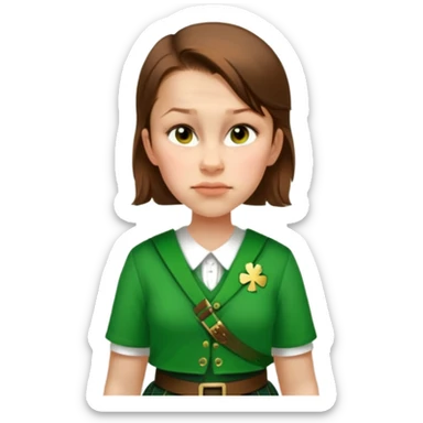 Wearing a Green Kilt sticker