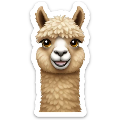 alpaca sticker