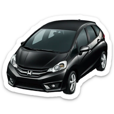 black honda jazz 2013 sticker