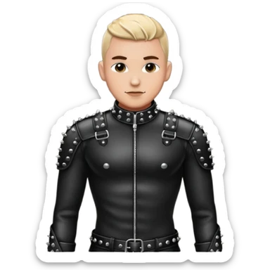 gay BDSM clothing, only the clothing is required, excluding the head. sticker