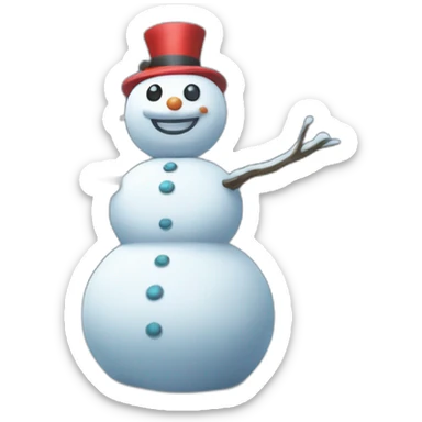 Snowman Statue Epic Mystery Legendary NewYear PokemonTheme Pokeball Snowfall Snowballs sticker